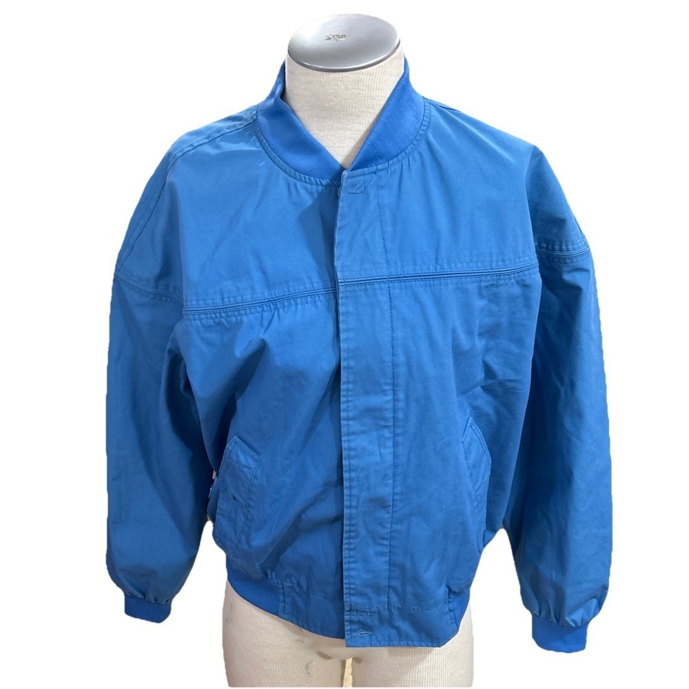 Hill & Archer Jacket Mens Large Blue Vintage